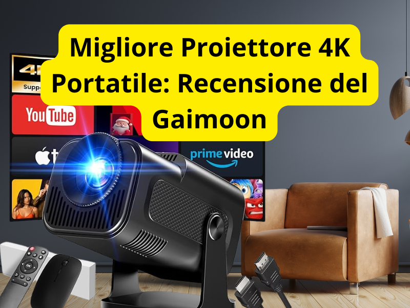 Migliore Proiettore 4K Portatile Recensione del Gaimoon